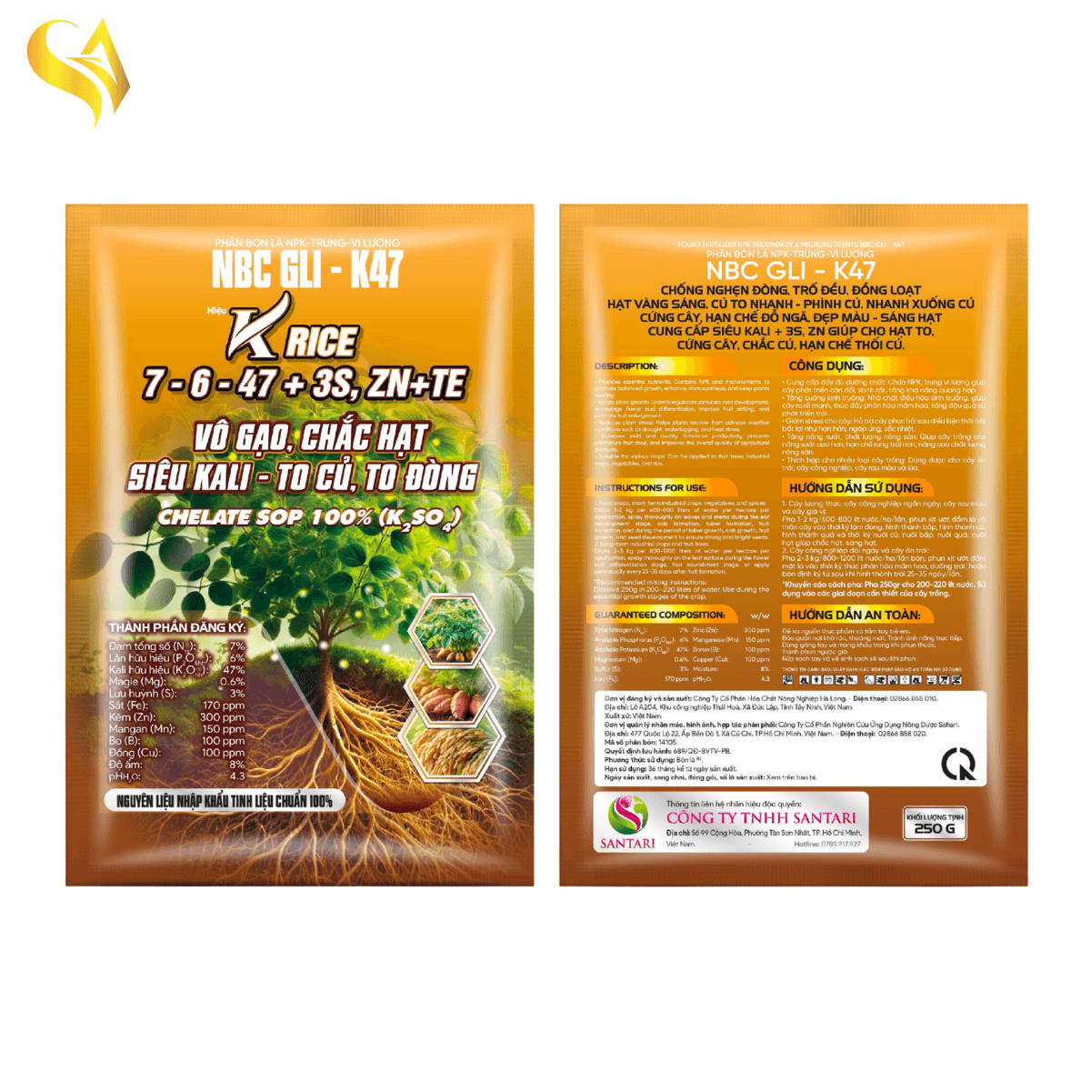 NBC GLI K47 - K-RICE 7-6-47+6S+TE - 250GR
