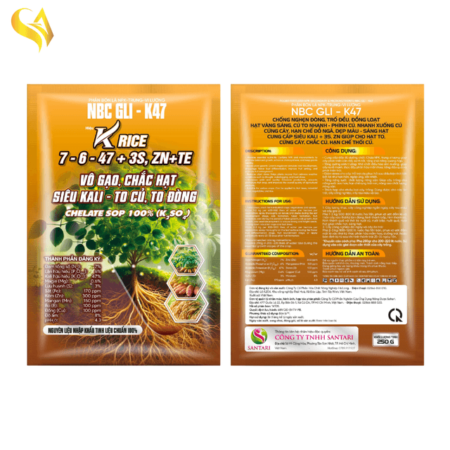 NBC GLI K47 - K-RICE 7-6-47+6S+TE - 250GR