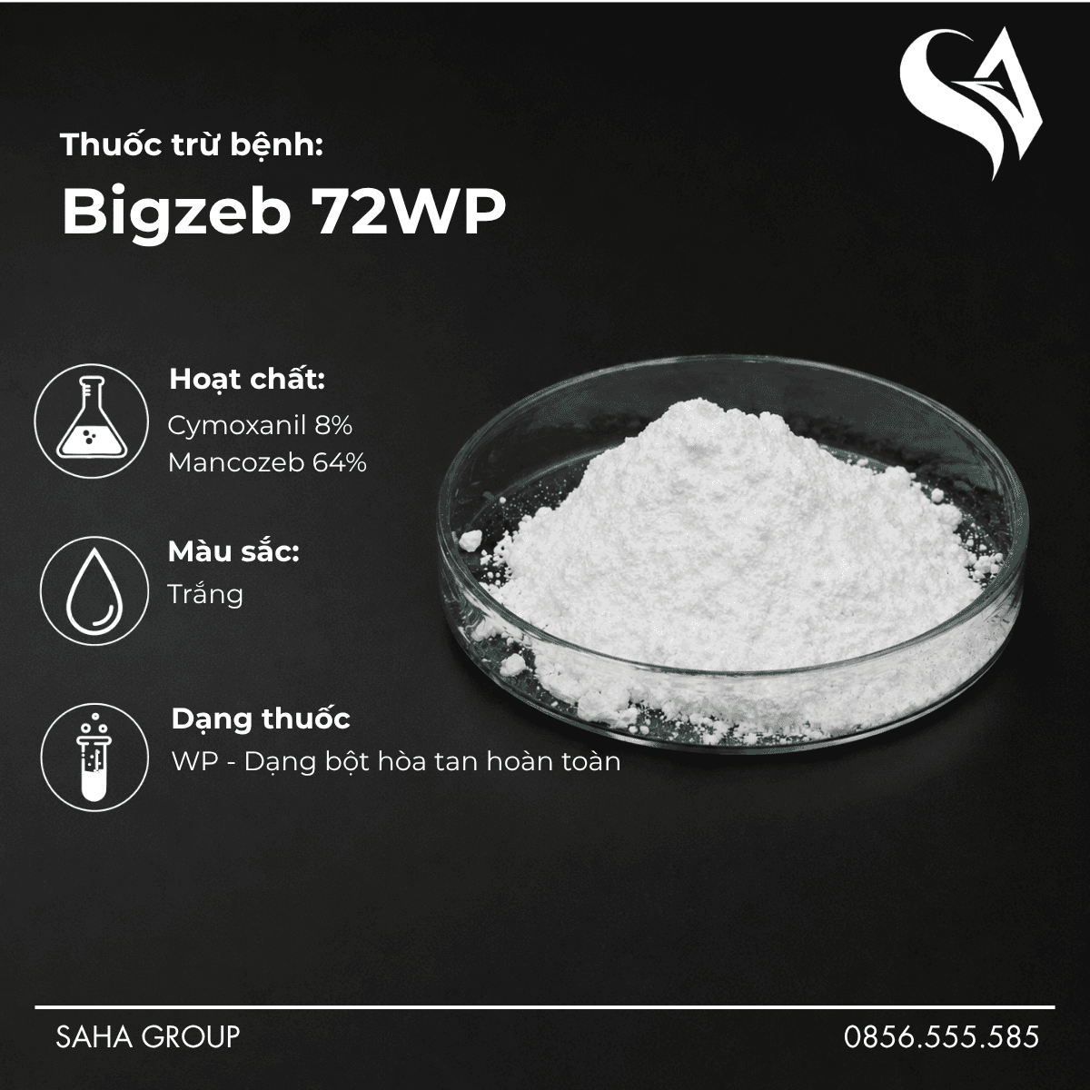Thuốc trừ bệnh Bigzeb 72WP
