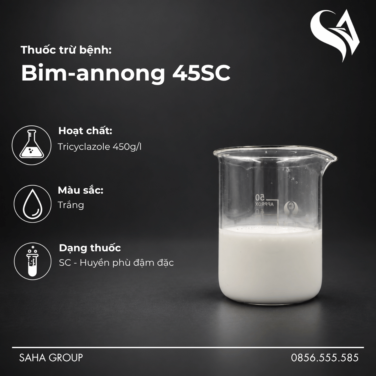 Thuốc trừ bệnh Bim-annong 45SC
