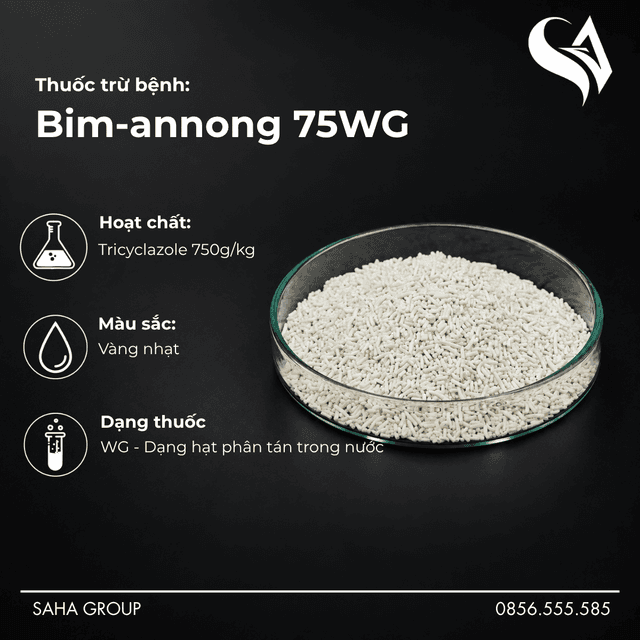Thuốc trừ bệnh Bim-annong 75WG