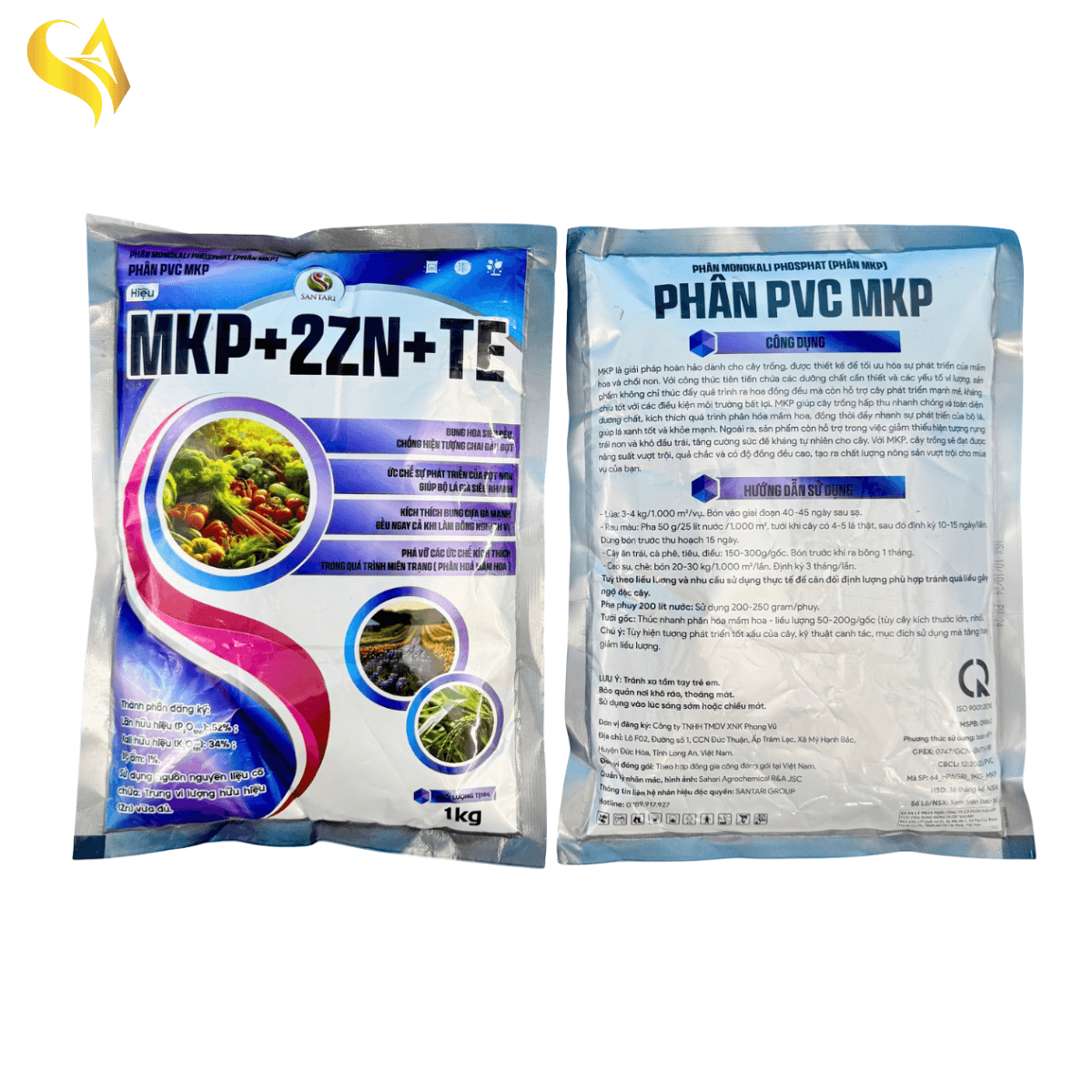PHÂN PVC MKP - MKP+2ZN+TE - 1KG
