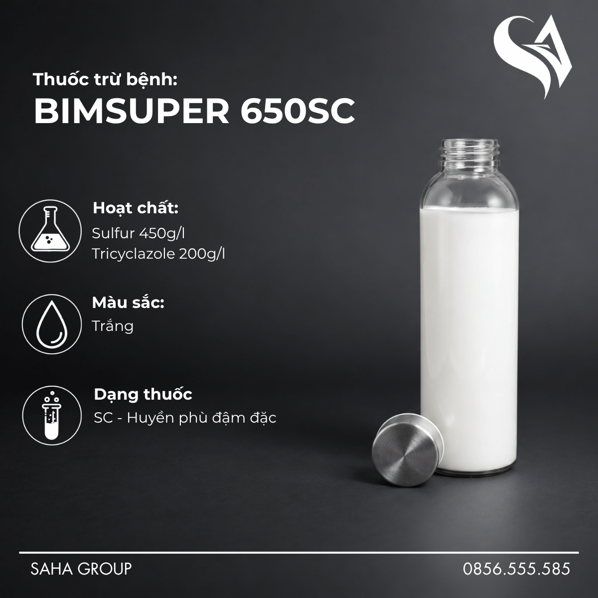 Thuốc trừ bệnh Bimsuper 650SC