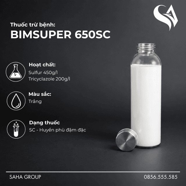Thuốc trừ bệnh Bimsuper 650SC