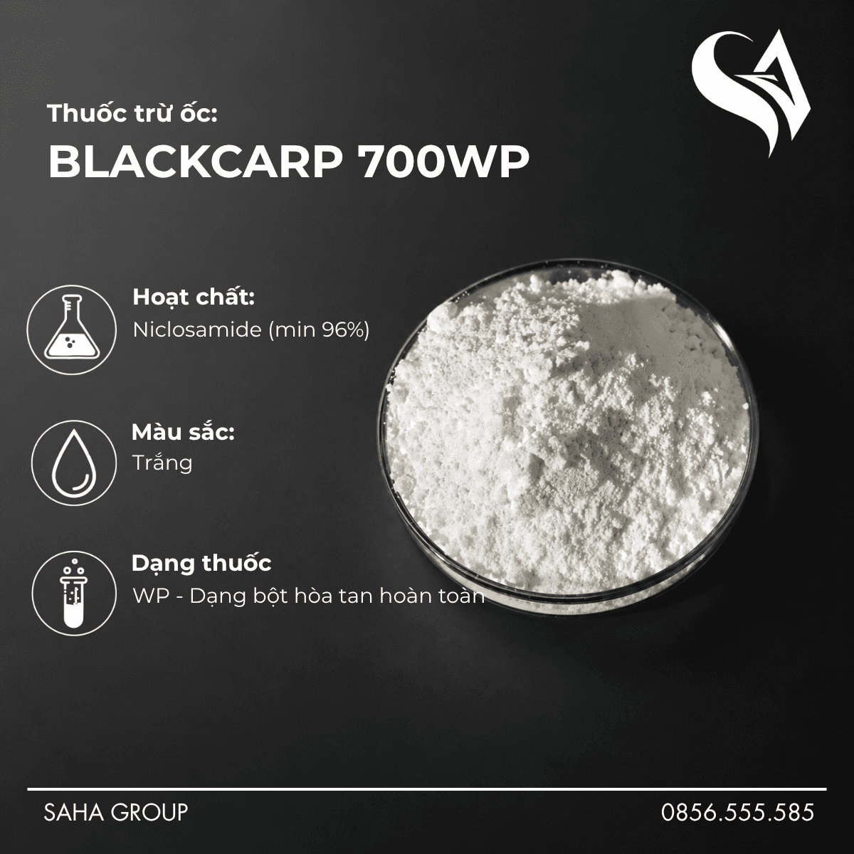 Thuốc trừ ốc BLACKCARP 700WP