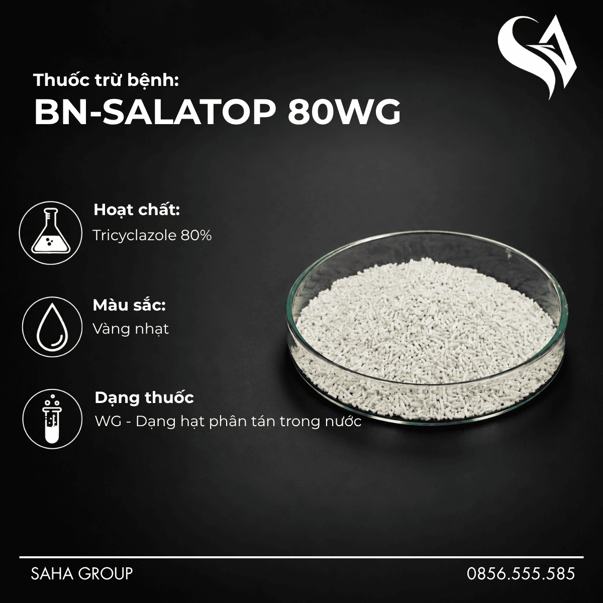 Thuốc trừ bệnh BN-SALATOP 80WG