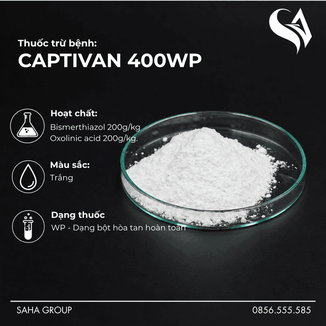 Thuốc trừ bệnh CAPTIVAN 400WP