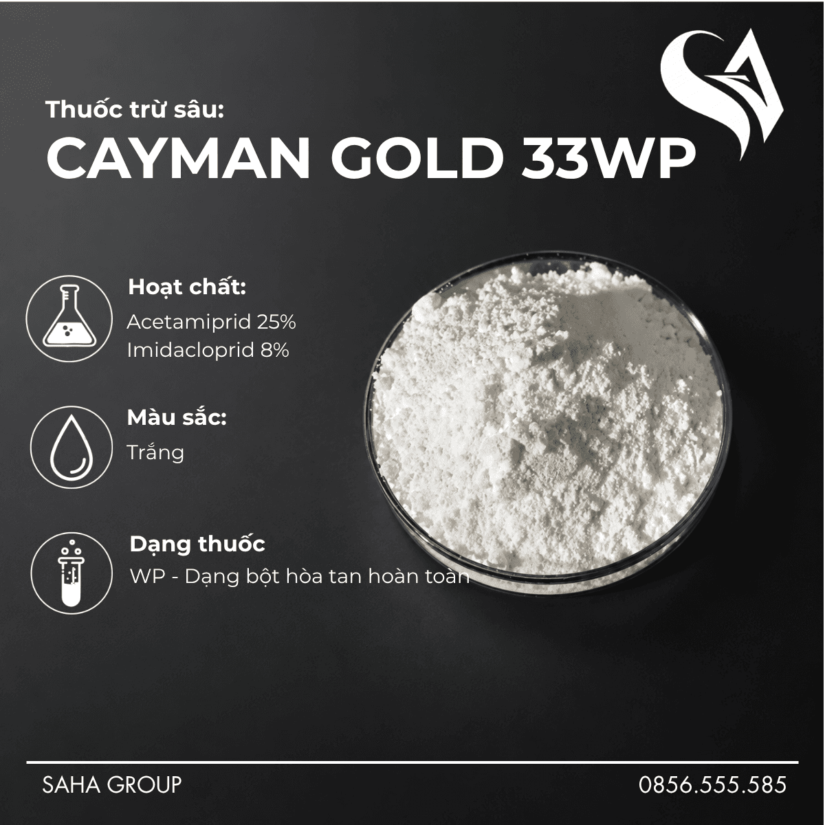 Thuốc trừ sâu CAYMAN GOLD 33WP