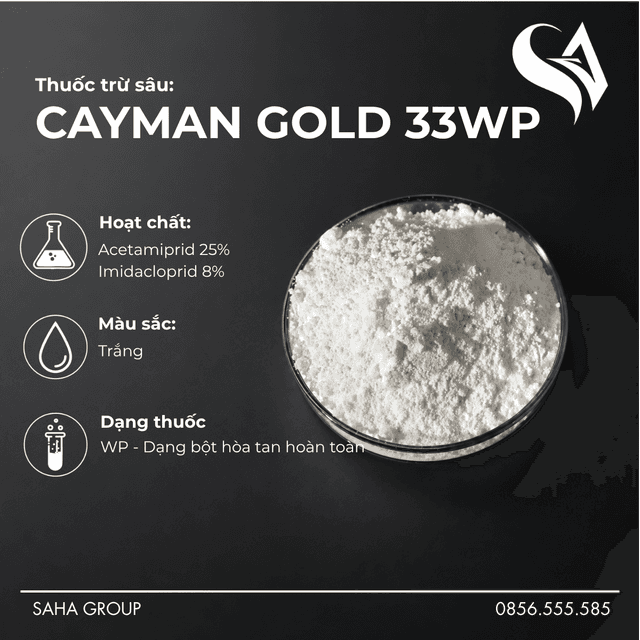 Thuốc trừ sâu CAYMAN GOLD 33WP