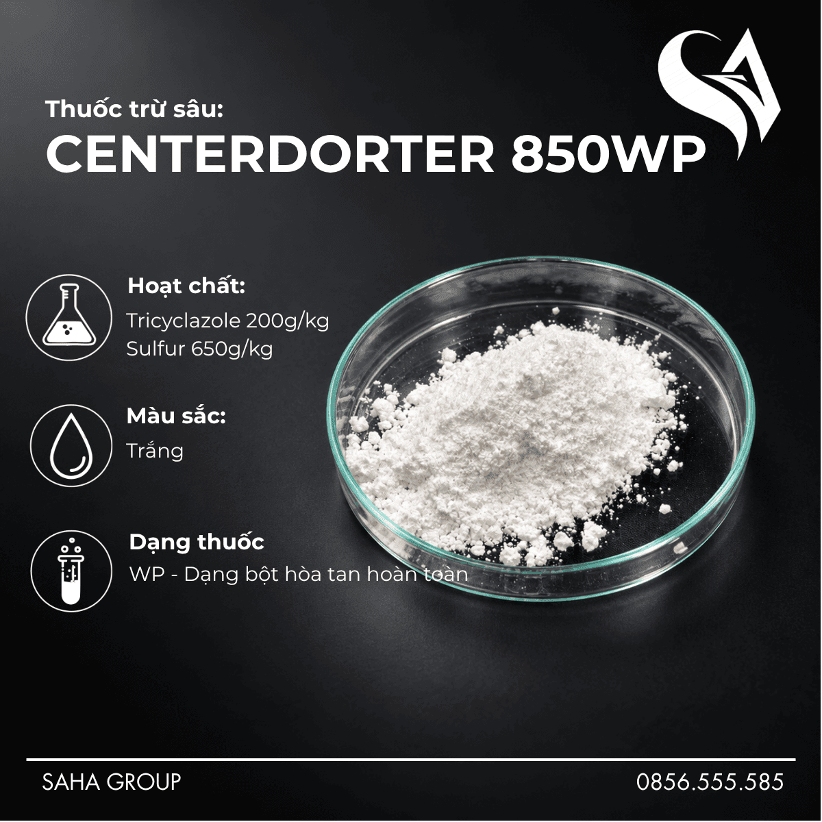 Thuốc trừ bệnh CENTERDORTER 850WP