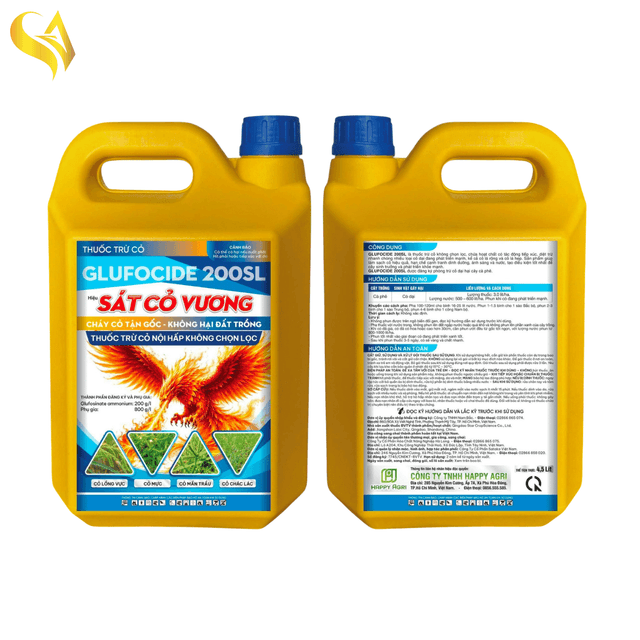 GLUFOCIDE 200SL - SÁT CỎ VƯƠNG - 4,5L