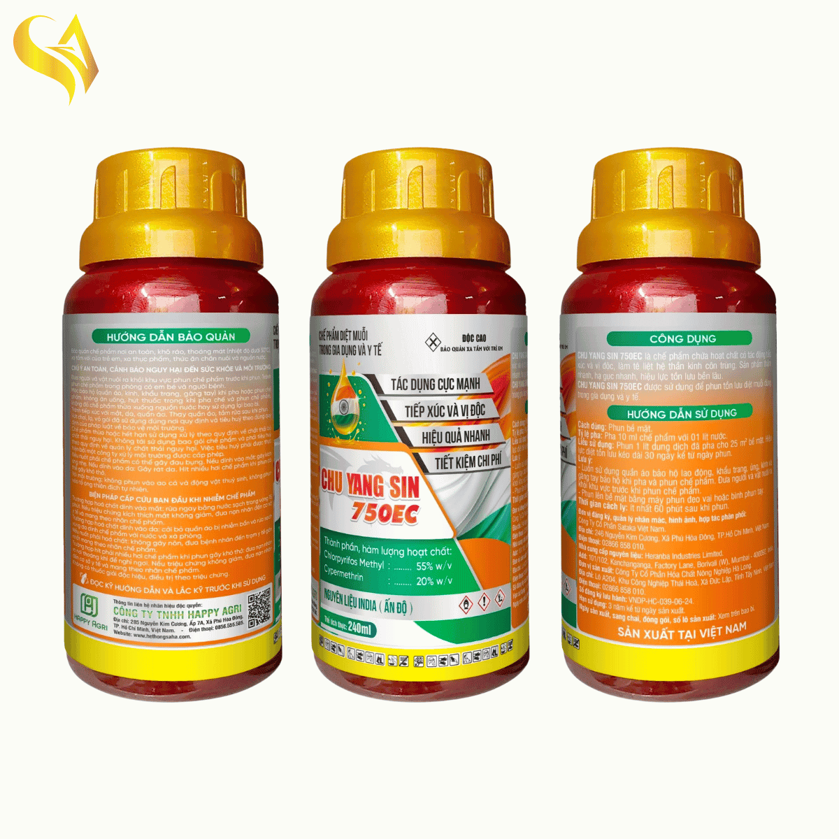 CHU YANG SIN 750EC - 450ML