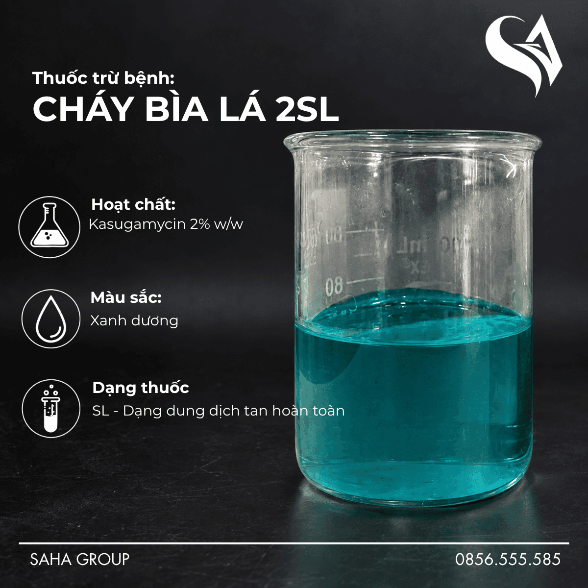 Thuốc trừ bệnh CHÁY BÌA LÁ 2SL