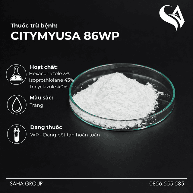 Thuốc Trừ Bệnh CITYMYUSA 86WP