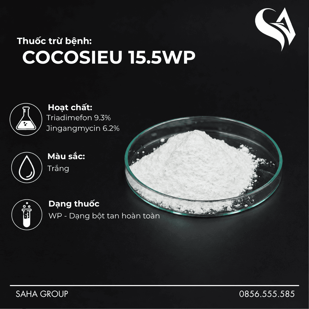 Thuốc trừ bệnh COCOSIEU 15.5WP