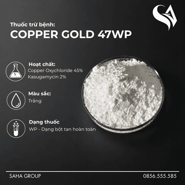 Thuốc trừ bệnh COPPER GOLD 47WP