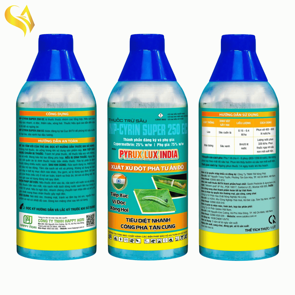 NP-CYRIN SUPER 250EC - PYRUX LUX INIDA - 1L