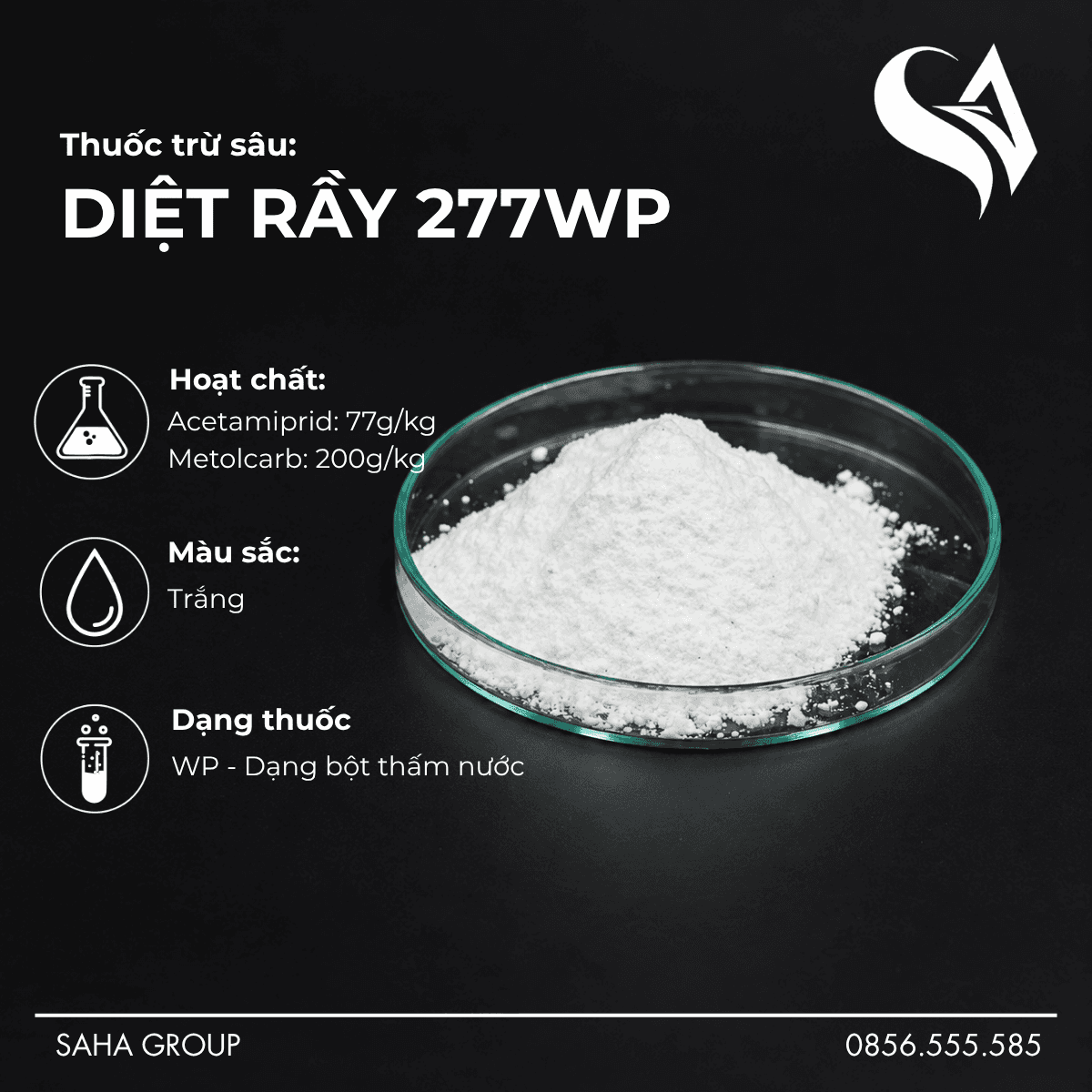 Thuốc trừ sâu DIỆT RẦY 277WP