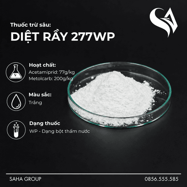 Thuốc trừ sâu DIỆT RẦY 277WP