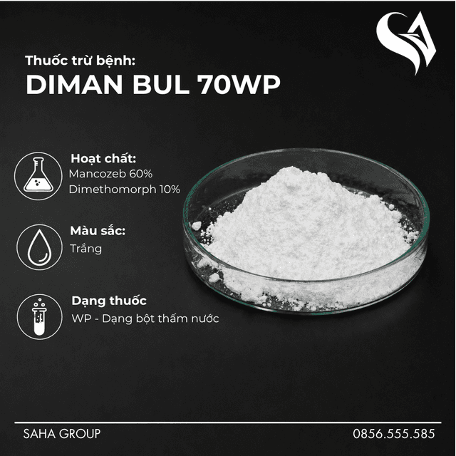 Thuốc trừ bệnh DIMAN BUL 70WP