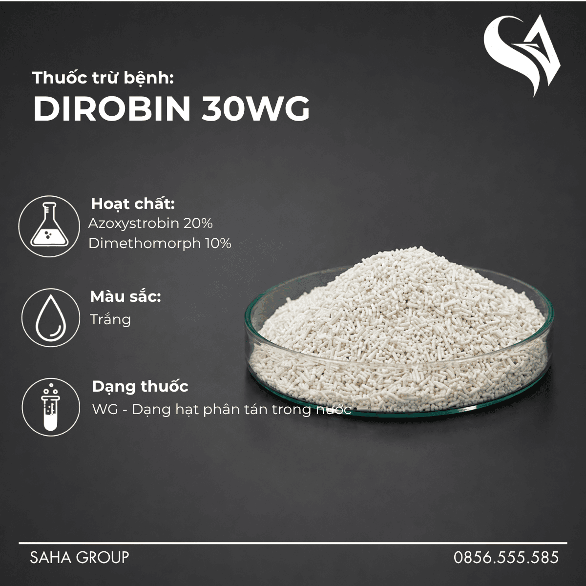 Thuốc trừ bệnh DIROBIN 30WG