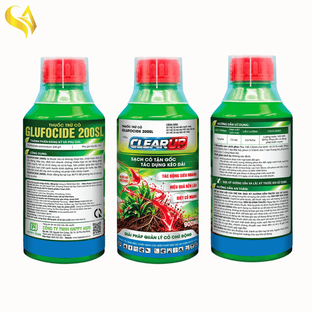 Thuốc trừ cỏ GLUFOCIDE 200SL HIỆU CLEARUP