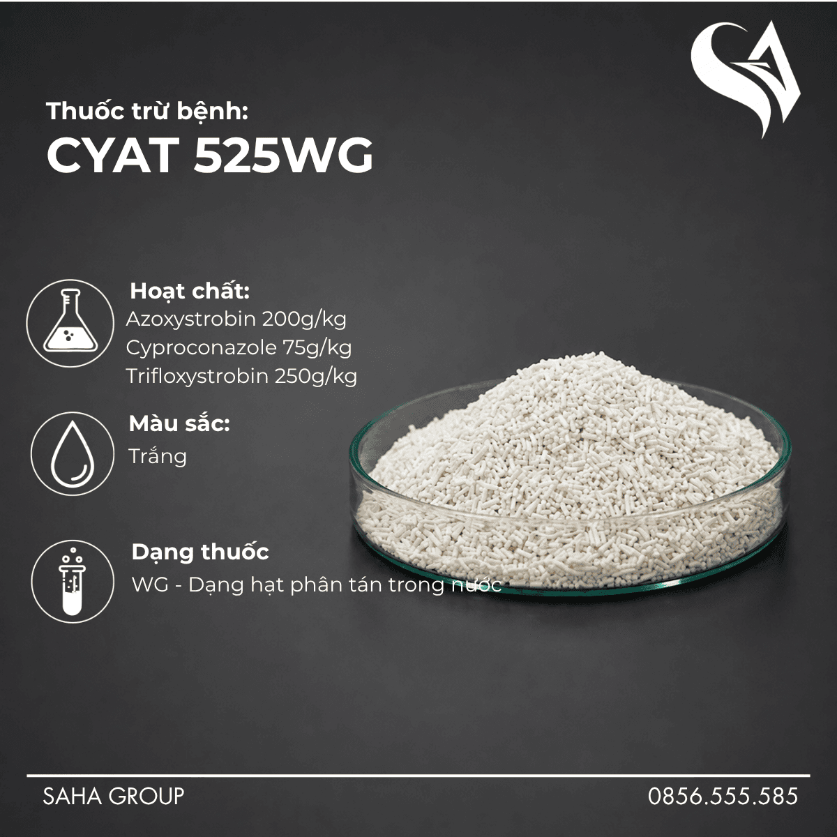 Thuốc trừ bệnh CYAT 525WG
