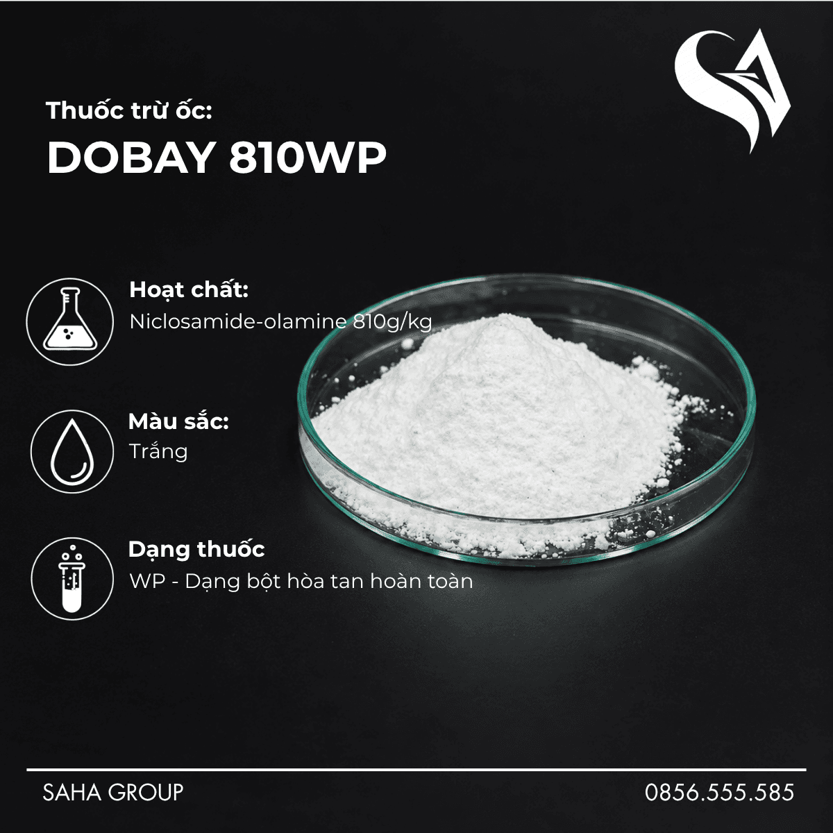 Thuốc trừ ốc DOBAY 810WP