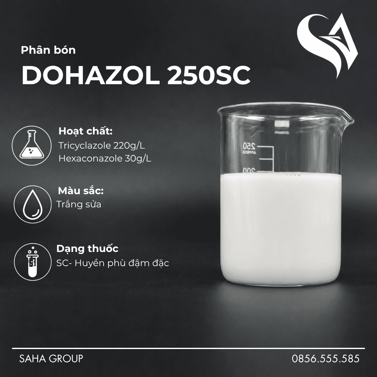 Thuốc trừ bệnh DOHAZOL 250SC